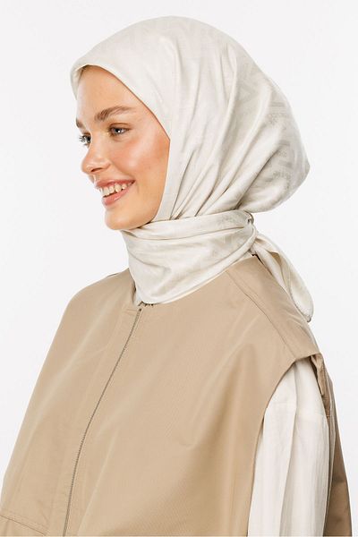 Mooncorn Φουλάρι Luxury Pearl Nova με σχέδιο ζακάρ