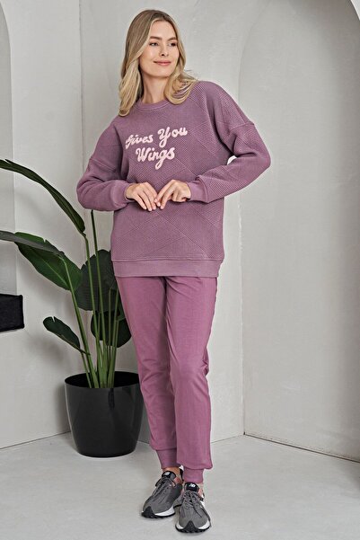 Poleren 8132 Kadın Kışlık Pijama Takımı