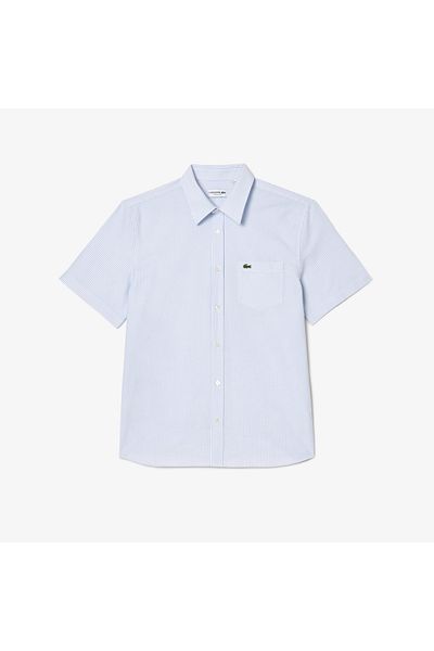 Lacoste Men's Woven Shirt - Comfortable Fit and Stylish Design