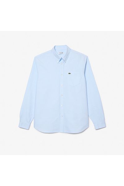 Lacoste قميص رجالي - تصميم بأكمام طويلة