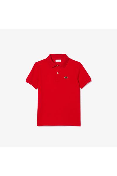 Lacoste تيشيرت بياقة بولو وأكمام قصيرة