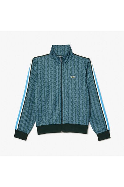 Lacoste Men's Green Mongram Sweatshirt - Sh1368-00-Ib4