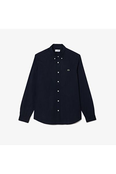 Lacoste Ανδρικό πουκάμισο CH2933 Μαύρο