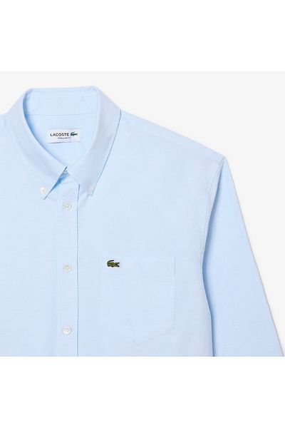 Lacoste قميص رجالي - تصميم بأكمام طويلة