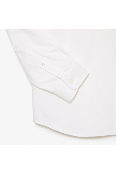 Lacoste Λευκό ανδρικό πουκάμισο CH1911-00-001