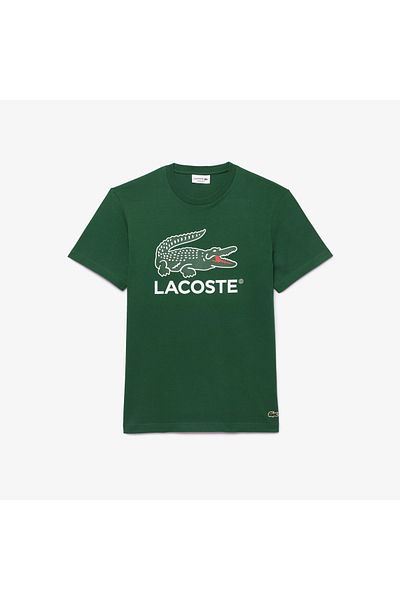 Lacoste Zelené pánské tričko