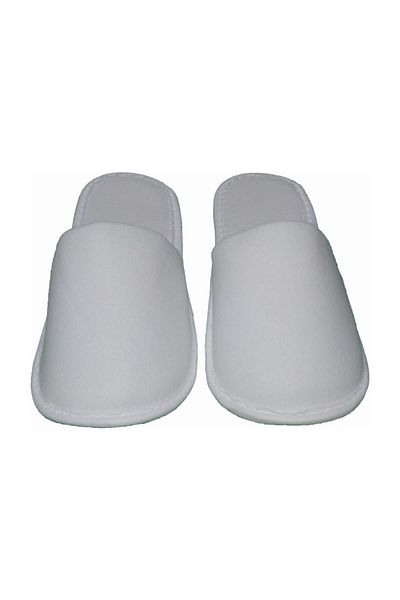 PazarPazartesi 10 Pairs of Hotel Slippers, Towel Slippers Double Layer Polyester Disposable Slippers
