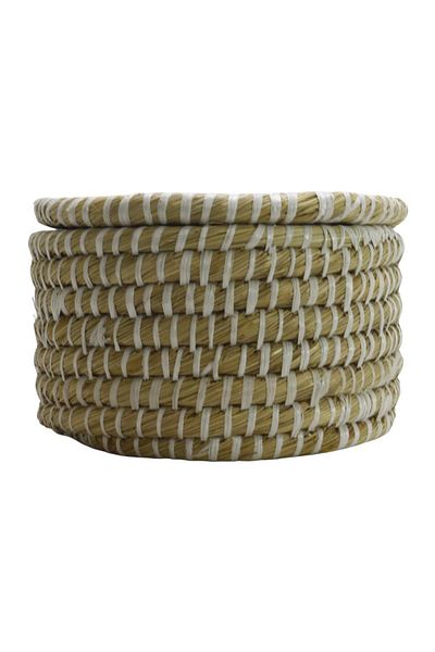 T.Concept Twist Patterned Decorative Wicker Basket - Multi-Purpose, Small Size (S)