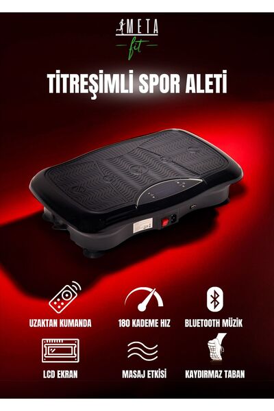 Genel Markalar Titreşimli Egzersiz Spor Aleti Masaj Sıkılaşma Zayıflama Selülit Osilasyon Cihazı Vibration Plate