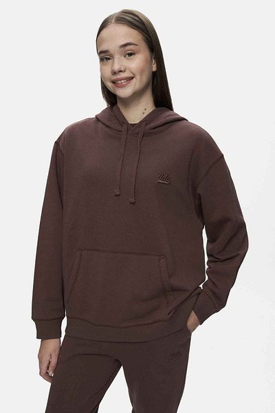 UCLA Weber Oversize Women's Sweatshirt - Brown Color, Crew Neck, Embroidery Detail