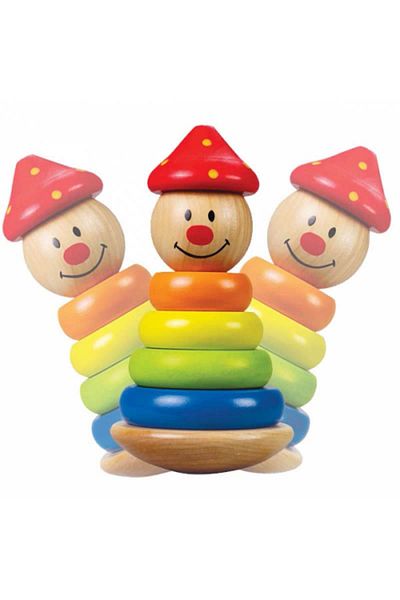 Hape Wooden Clown - Stylish and Comfortable