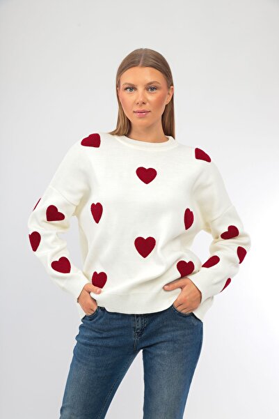 AGD COLLECTİON Pulover inimă