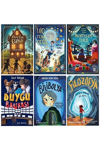 Genç Timaş 4. 5. 6. Sınıf Okuma Kitapları 6'lı Set/Ahşap Ev-Hiç Fena-Muhteşem...