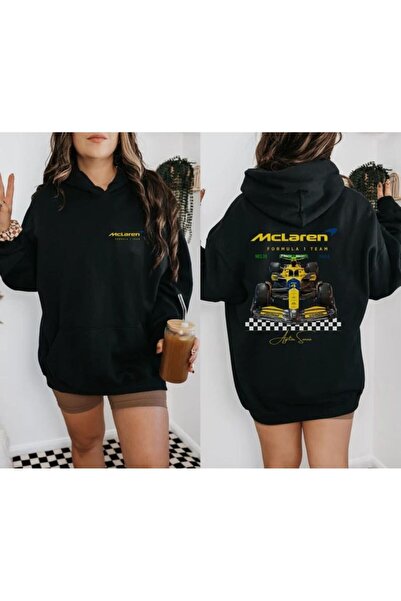 Massgai Φούτερ με κουκούλα 2024 Charles Leclerc Unisex Oversize - Σχέδιο με σ...