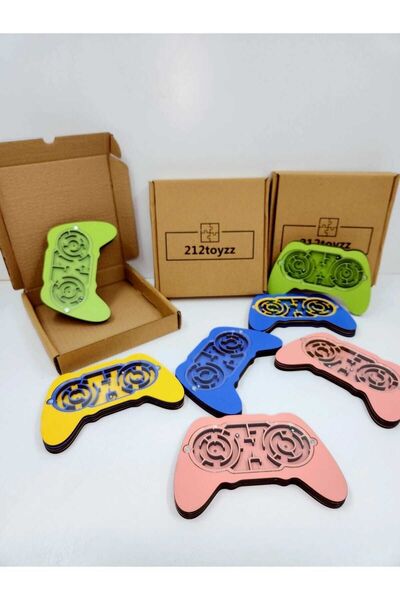 212toyzz Ahşap Joystick Labirent Eğitici Ve Zeka Oyuncağı Motor Beceri Geliştirici oyuncak
