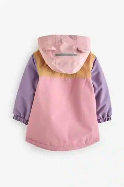 Next Waterproof Color Block Girl's Coat