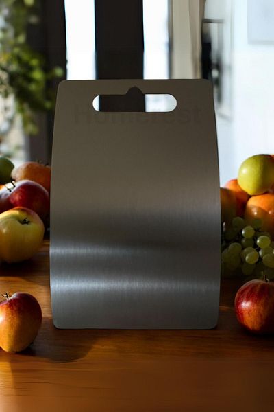 Seyese 20X30 Stainless Quality Antibacterial Steel Cutting Board - High End