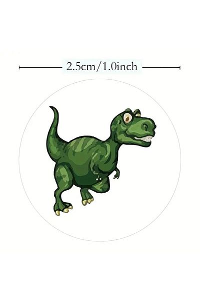Woody Sofia 500Pcs Dinosaur Prize Notebook Book Stickers for Kids
