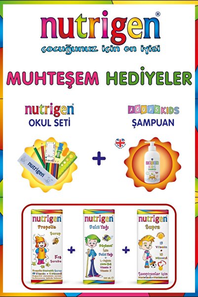 Nutrigen Okula Dönüş Seti Propolis Balık Supra