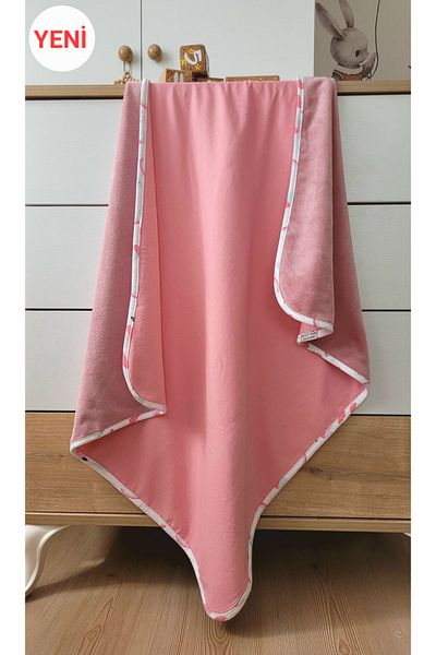 Alpar Tekstil Plush Welsoft Winter-Spring Double Sided Layered Girl-Boy Baby Blanket/pink