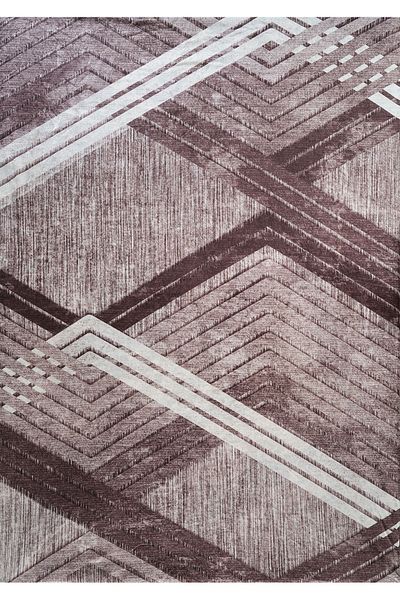 RENKLİBUTİK 12 M2 Non-Slip Washable Carpet Cover - Modern Patterns, Velvet Texture, Elastic and Sponge