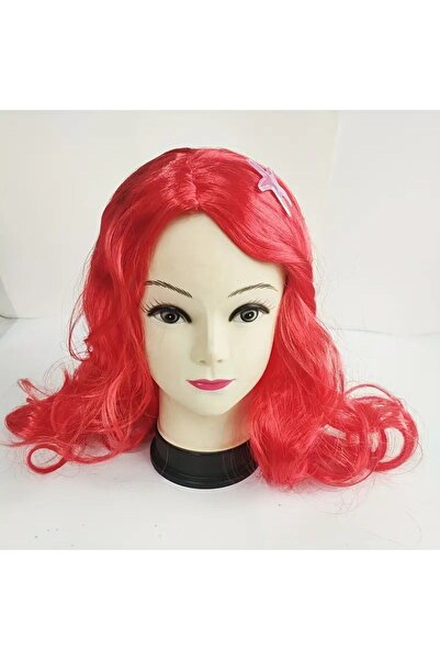 Aslan Deniz Kızı Peruk Prenses Kostümü Peruk Kızlar İçin, Cadılar Bayramı Festivali Kostümü Peruk,