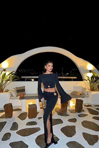 Eyyo Costum dublu negru Valencia - ATE-1020