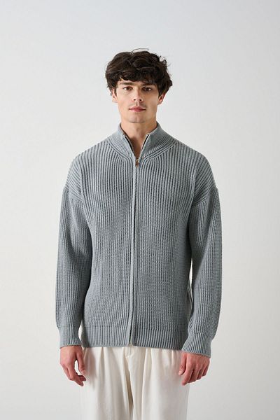 İLKCET MODA Ζακέτα Unisex με φερμουάρ Premium Πλεκτή Θεσσαλονίκη