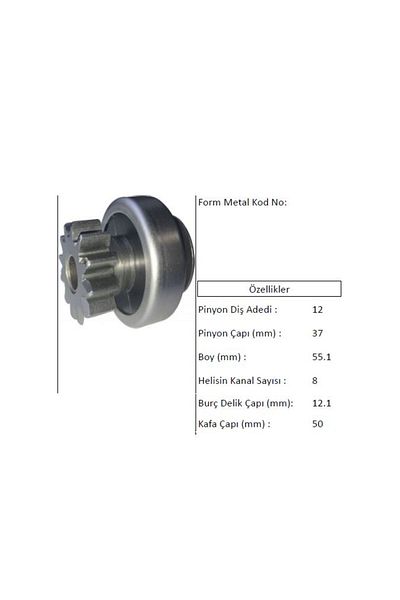 İthal Ford Custom V362 V363 Ts22E28 Valero - 12D Starter External