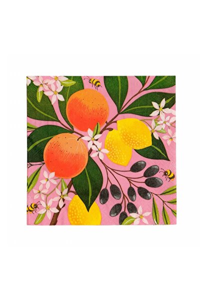 paper design مناديل ورقية استوائية مقاس 33x33 20 قطعة (من الخارج)