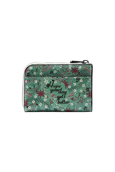 Dogo Green Women's Wallet - Hope Gets Your Day Better Design