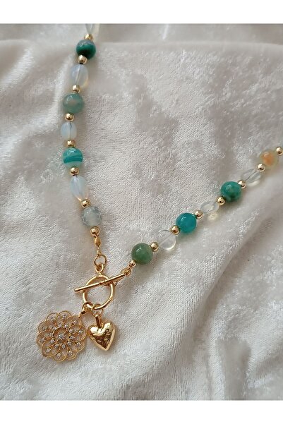 La fee aksesuar Natural Stone Necklace