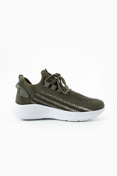 en7 Haki Buz Unisex Yıkanabilir Rahat Hava Alabilen Kokusuz Triko Spor Ayakkabı Sneaker 015