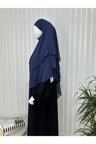 R&S modibone Indigo Siphon Multi Scarf - Three Layer, Lace-Up and Veil Kimar Ready