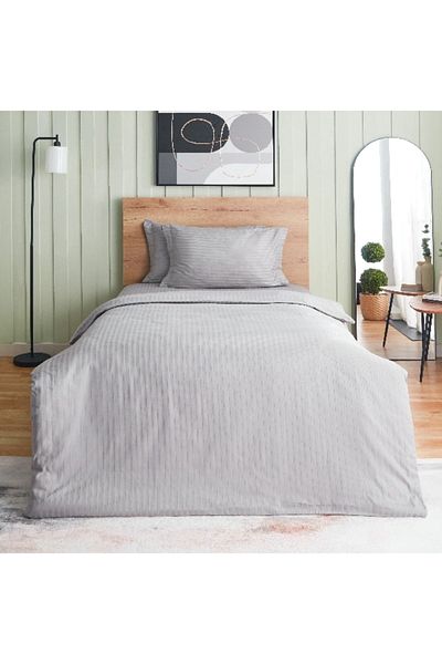 Home Box Hamilton 3-Piece Twin Duvet Quilt Cover Set - 150x220 cm