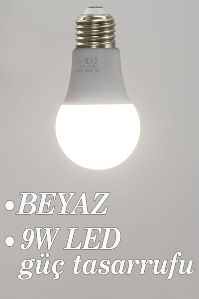 Vivido Home Beyaz Led Ampul 9W