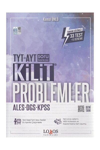 Lodos Yayınları Lodos Yks Tyt Ayt Kpss Kilit Problemler Soru Bankası