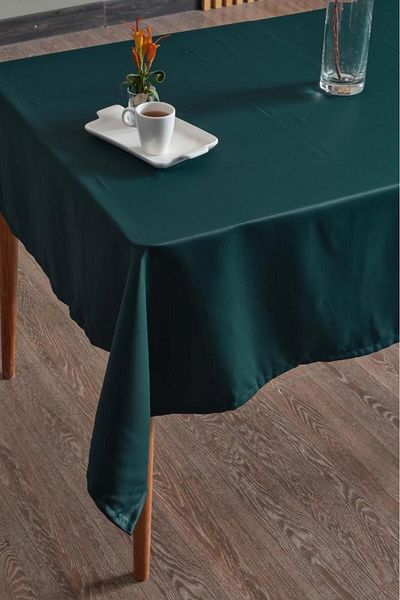 Mr. Stock Satin Tablecloth - Authentic and Modern, Matte Satin, Easy to Clean, Rectangular 140X140 cm