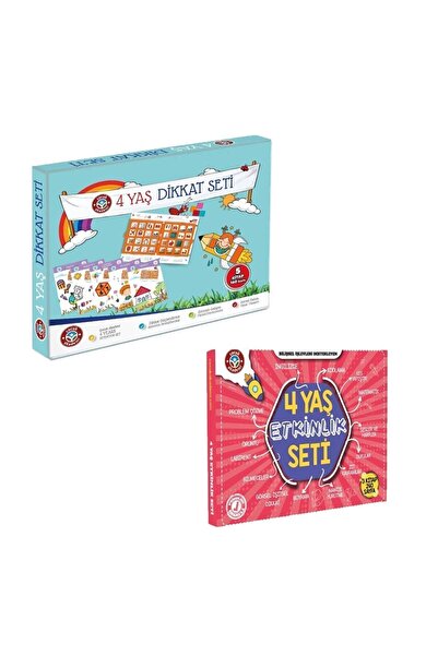 Çocuk Akademi 4 Yaş Dikkat Seti Ve 4 Yaş Etkinlik Seti