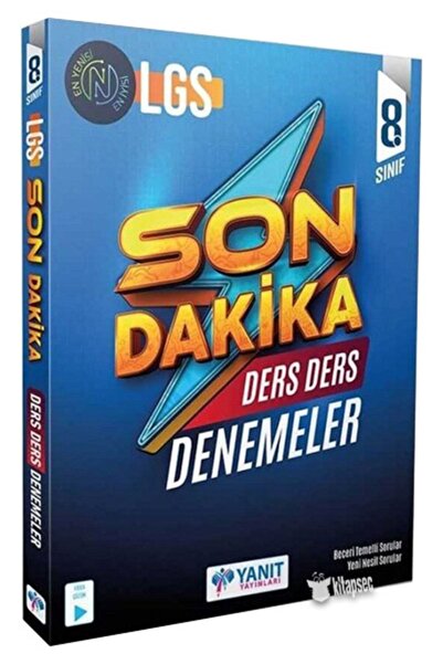 Yanıt Yayınları 8. Sınıf Lgs Tüm Dersler Son Dakika Ders Ders Denemeleri