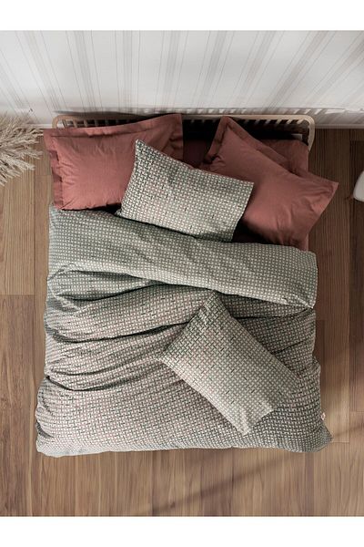 Cotton Box Set cuvertură de pilota mică unică - țiglă elastică Mote