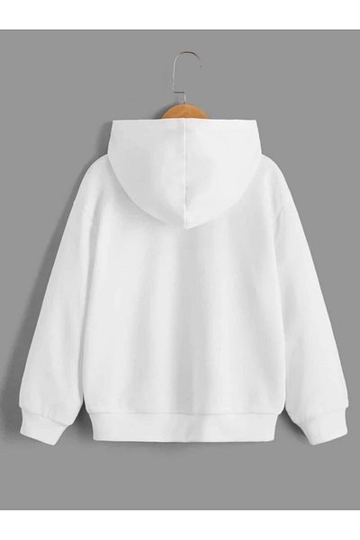 GLOWES Hanorac cu glugă supradimensionat pentru copii unisex cu imprimeu Brooklyn New York