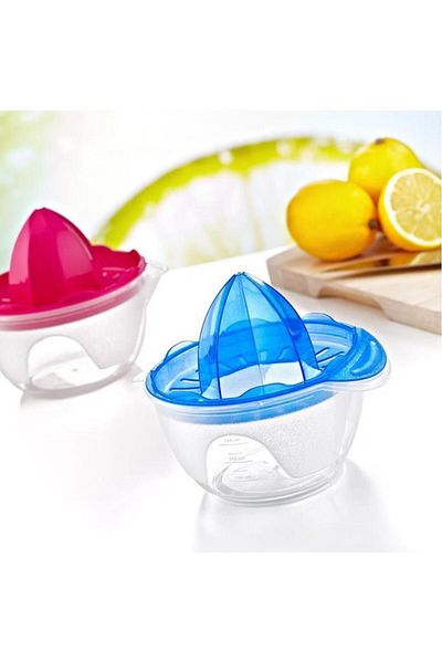 Tiesa Home Lemon, Orange and Citrus Juicer with White Plastic Chamber