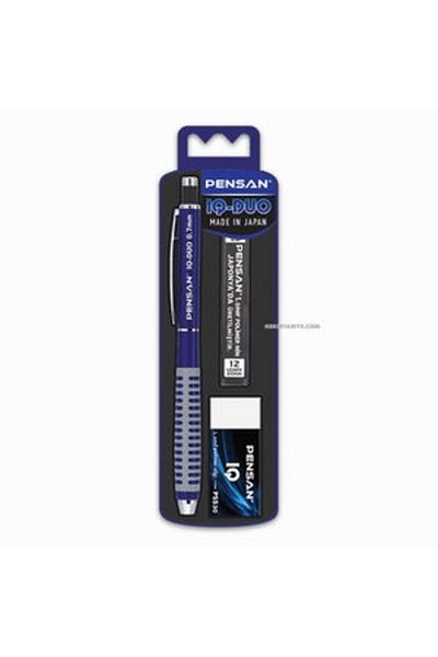 Pensan مجموعة Iq-duo مقاس 0.7 ملم باللون الأزرق