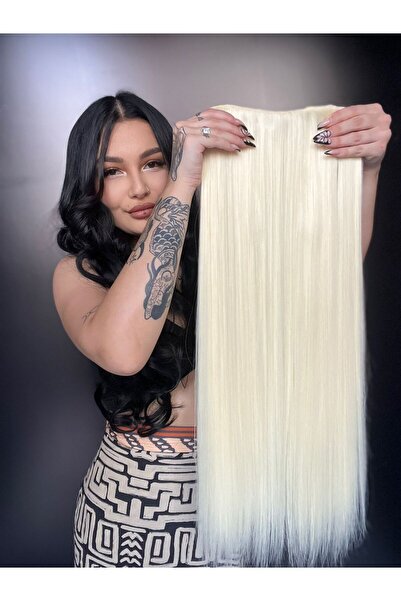 Suzan Gerçek Saç Dokusunda  Yarımay Çıtçıt Postiş Saç - Fön Uygulanabilir Suz...