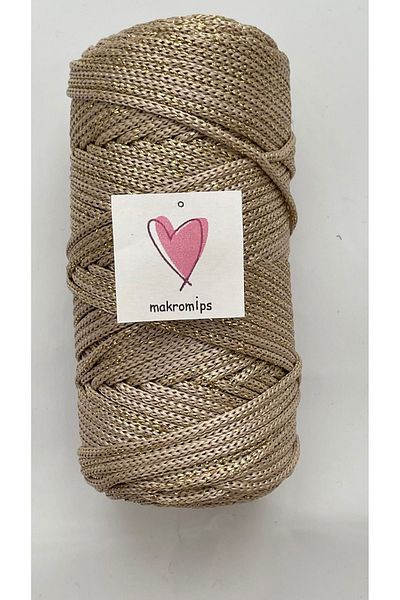 Makromİps Premium Polyester - 100g Φωτεινό Μακραμέ Σχοινί Χόμπι Πλεκτή Τσάντα, 1η Ποιότητα Sula