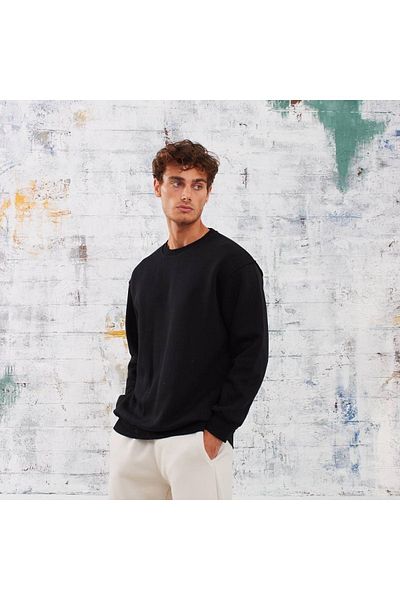 İLKCET MODA Unisex Oversize βαμβακερό φούτερ