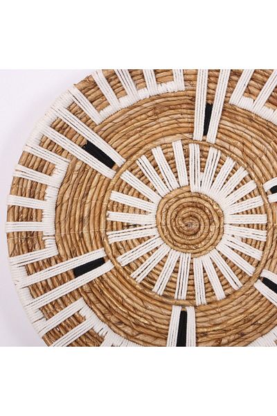 Mylamp طبق حائط Aspendos بقطر 50x12 سم - عباقة طبيعية
