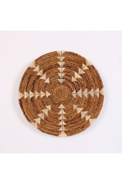 Mylamp Καουνός 75 x 15 cm Διάμετρος - Φυσικό Πιάτο Τοίχου Αμπάκα