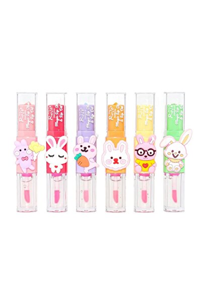 AİLY COSMETİCS Rose 6'lı, Çift Taraflı, Sihirli Dudak Parlatıcı Seti & Magic ...